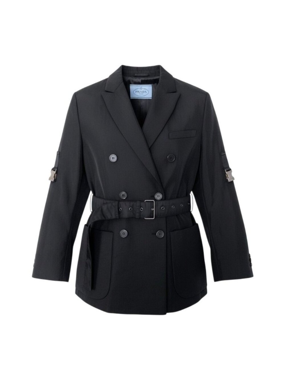 Prada Tailored Jacket Black Polyamide
